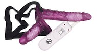 Vibrating Strap on Duo
