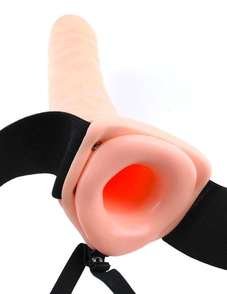 Vibrating Hollow strap-on