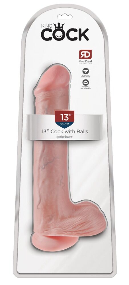 13“ Cock with Balls